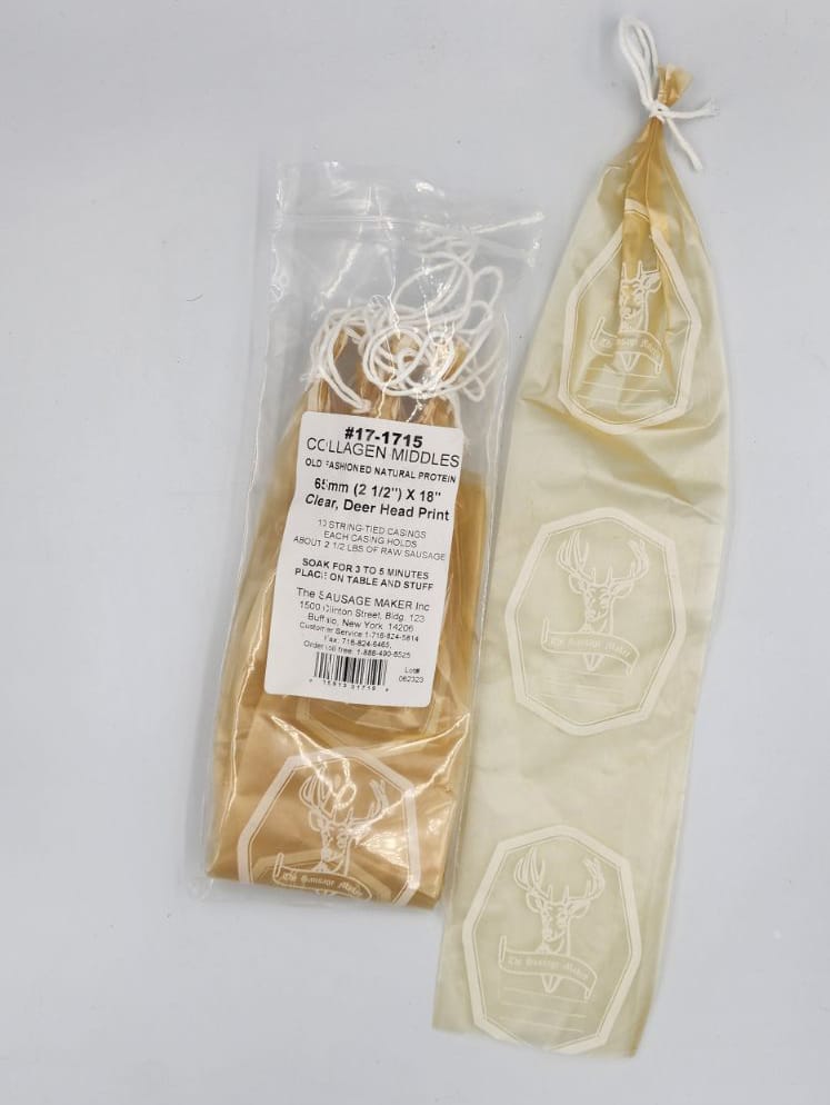 Pre-tied_Collagen_Middles_Deer_Head_Print_Casings_65mm