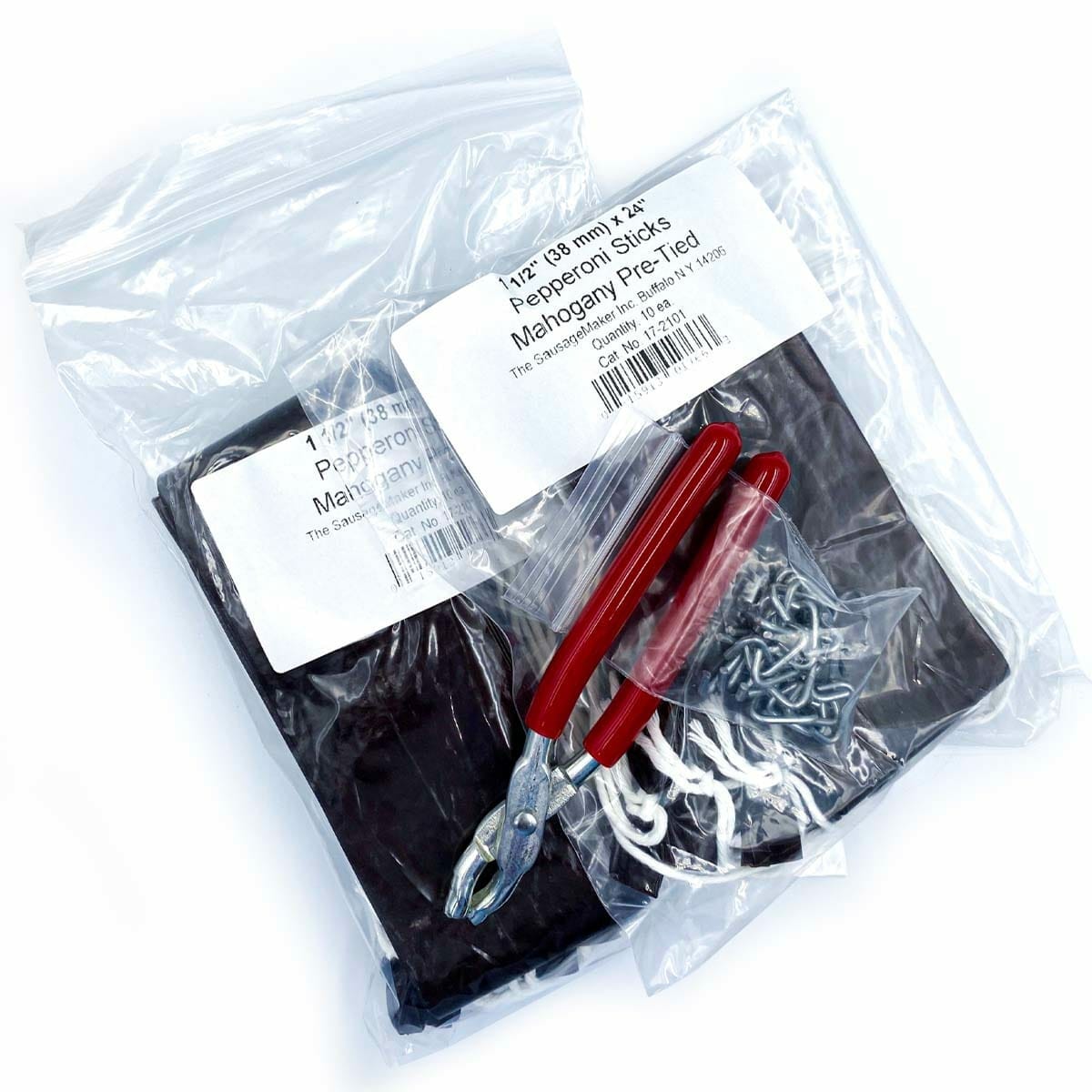 The_Sausage_Maker_38mm_mahogany_fibrous_casing_kit_for_sausage_making