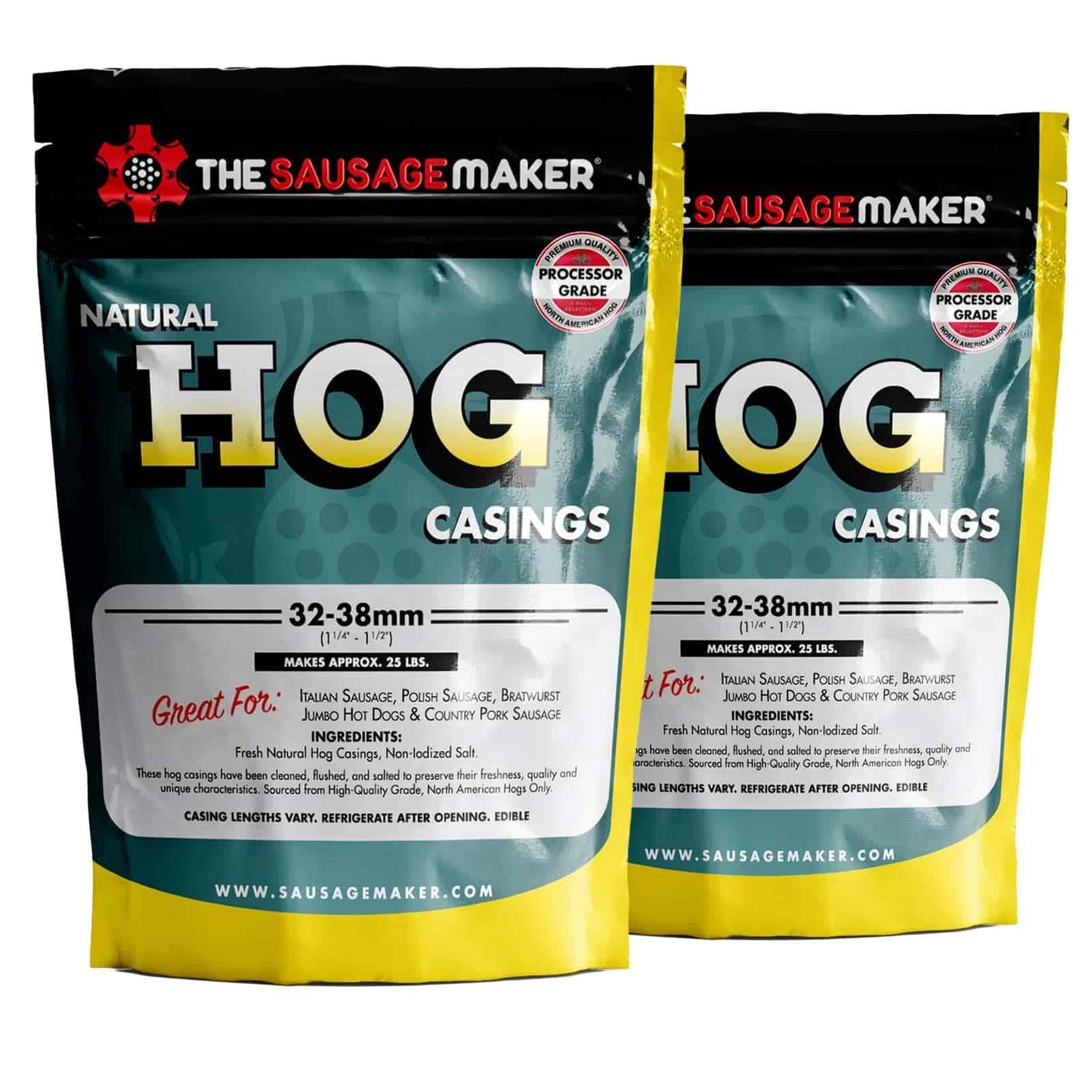 2 pack hog casing home pack on a white background