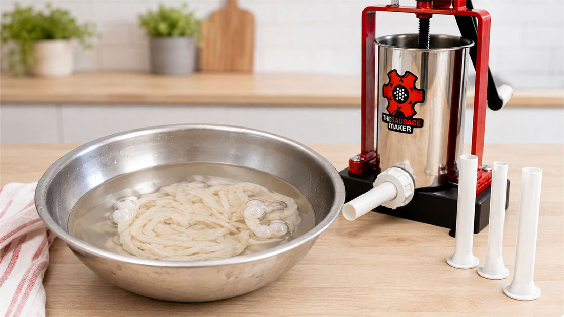 How to Prepare Natural Hog Casings: Soaking, Rinsing & Stuffing