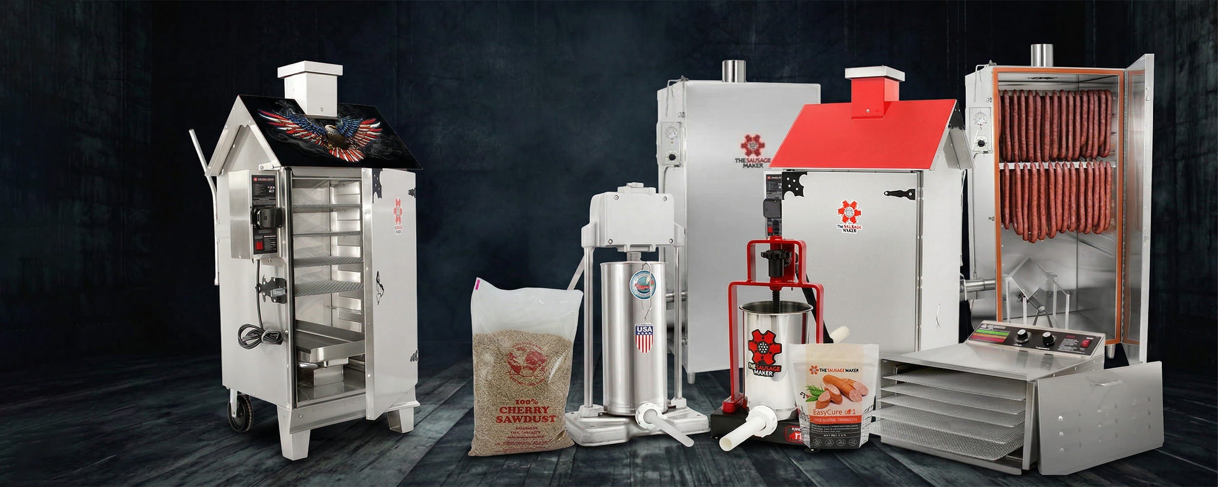 Sausage making equipment made by TSM