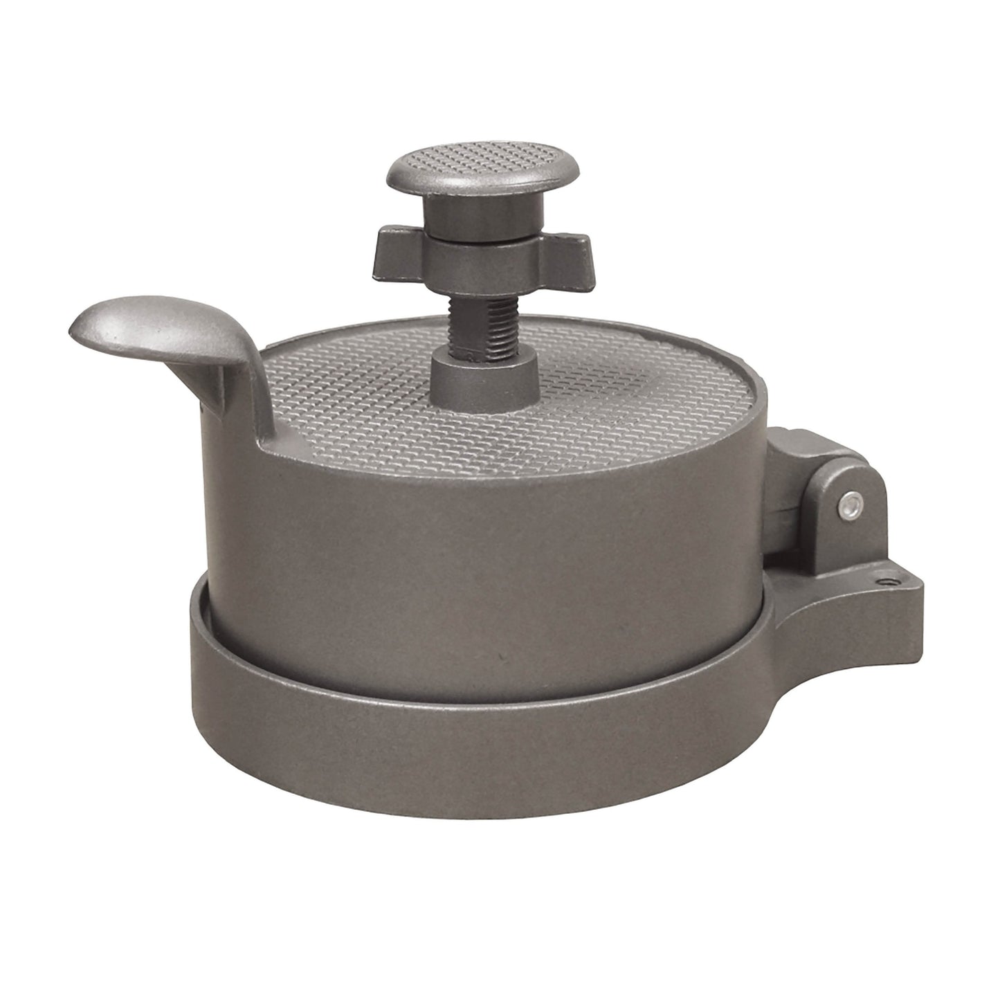 Metal_burger_press_shaping_raw_ground_beef_patty