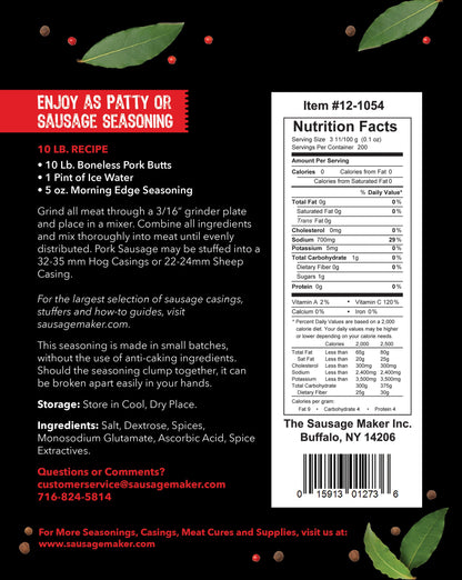 Morning_Edge_Pork_Sausage_Seasoning_1lb_10_oz;Morning_Edge_Pork_Sausage_Seasoning_1lb_10_oz