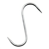 Stainless Steel "S" Hook, 6" x 6mm, Set of 3