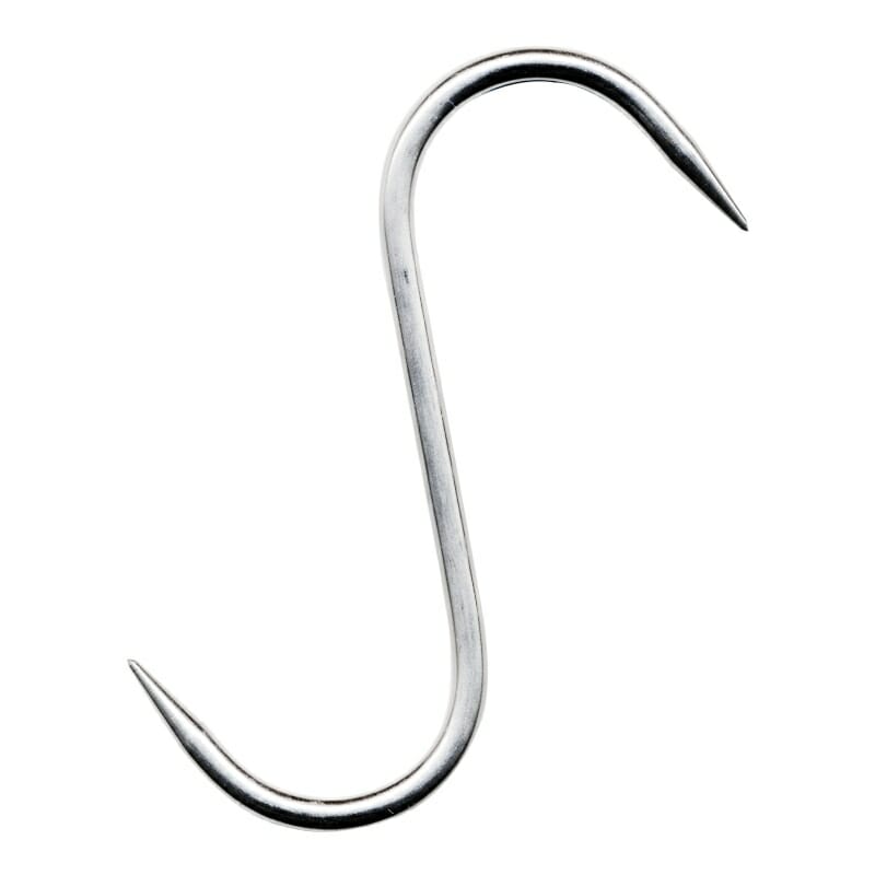 Stainless_Steel_"S"_Hook,_8"_x_8mm,_Set_of_3