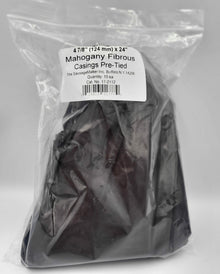 Pre-tied_Mahogany_Fibrous_Casings_124mm