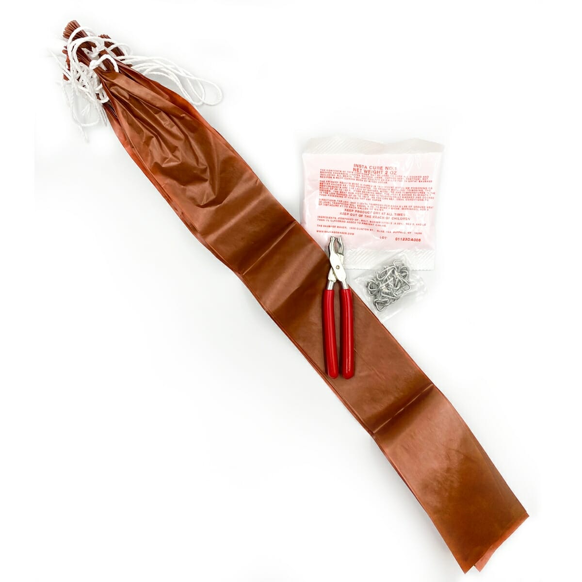 47mm_x_24"_Mahogany_Collagen_Casing_Kit