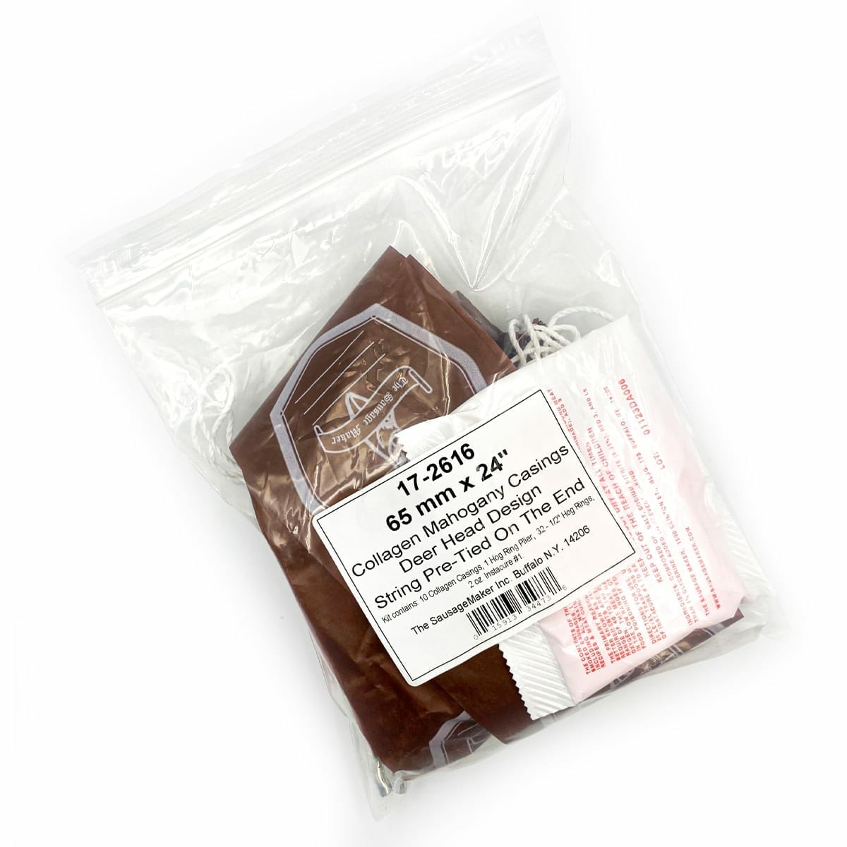 65mm_x_18"_Mahogany_Collagen_Casings_Kit