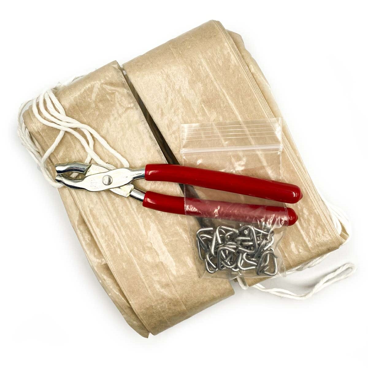 The_Sausage_Maker_38mm_clear_fibrous_casings_kit_with_pliers_and_hog_rings