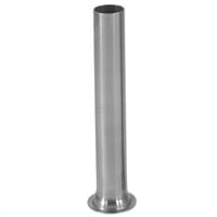 1_1/4"_Stainless_Steel_Stuffing_Tube_for_5lb._Stuffers_with_locknut