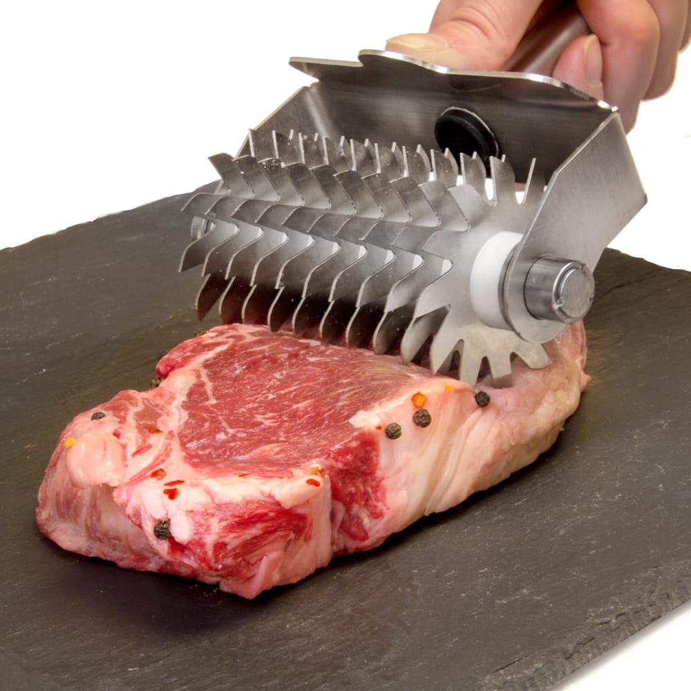 Meat Tenderizer Roller - Keuken Vlees Pounder | Steak Tenderizer, Naaldrol, Vlees Pounder, Roestvrij Staal Keuken Tenderizer Tool voor Varkensvlees, Rundvlees, Kip Meat Tenderizer Roller - Keuken Vlees Pounder | Steak Tenderizer, Naaldrol, Vlees Pounder, Roestvrij Staal Keuken Tenderizer Tool voor Varkensvlees, Rundvlees, Kip