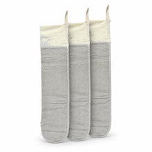 3 pack black pepper spice-lined sausage casings on a white background.