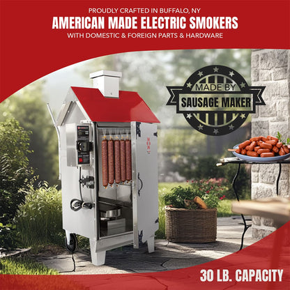 American Made Electric Smokers - Large 30 Lb. Capacity