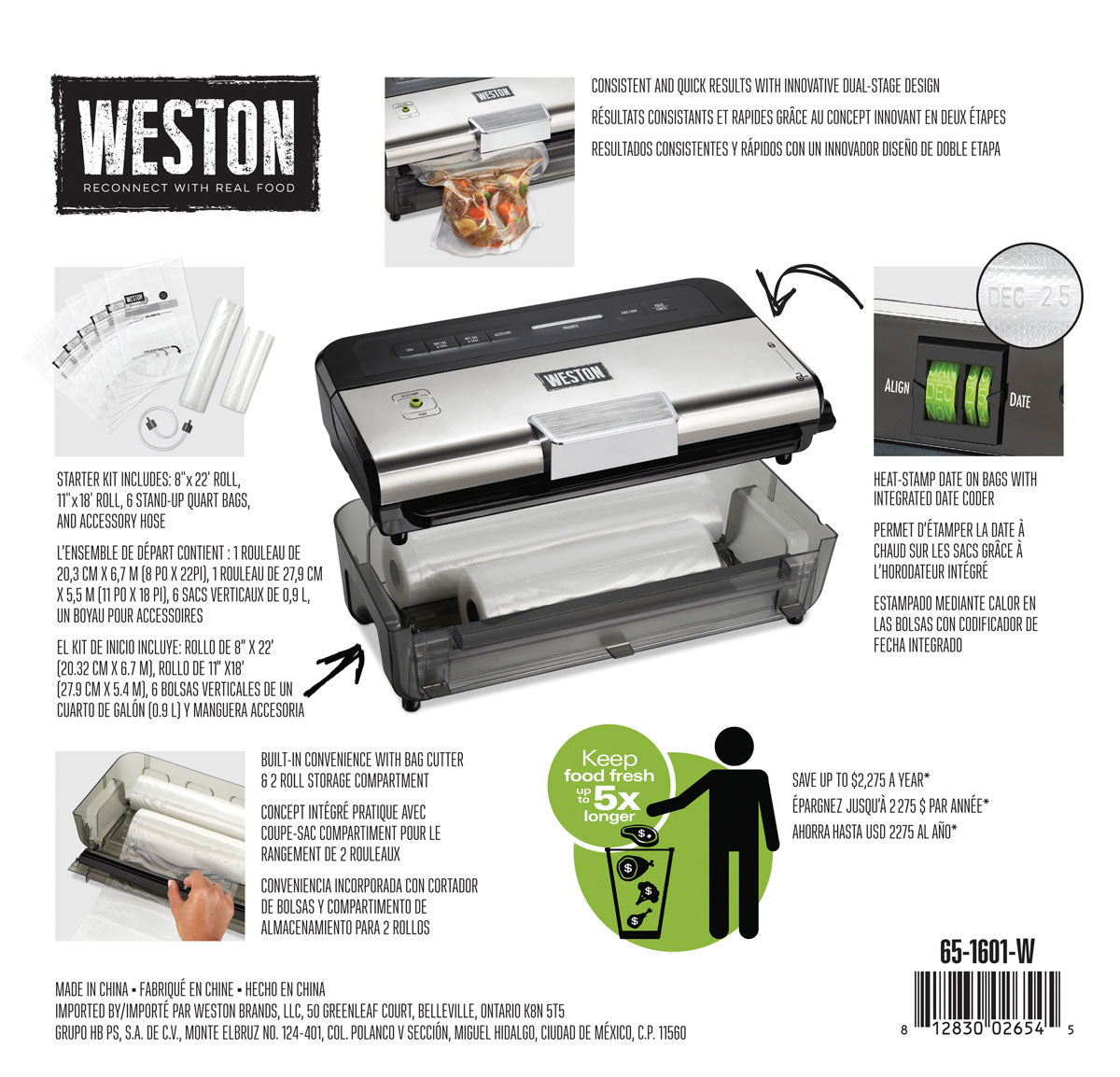 Weston_wet_and_dry_food_vacuum_sealer_with_date_stamp_for_airtight_storage