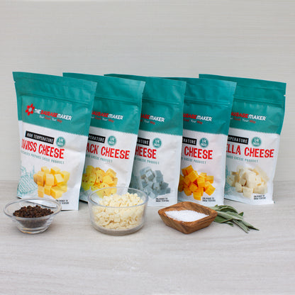 High_Temp_1lb_Cheese_Assortment_5-pack;High_Temp_Cheese_Instructions;High_Temp_Bleu_Cheese_1lb;High_Temp_Mozzarella_Cheese_1_lb