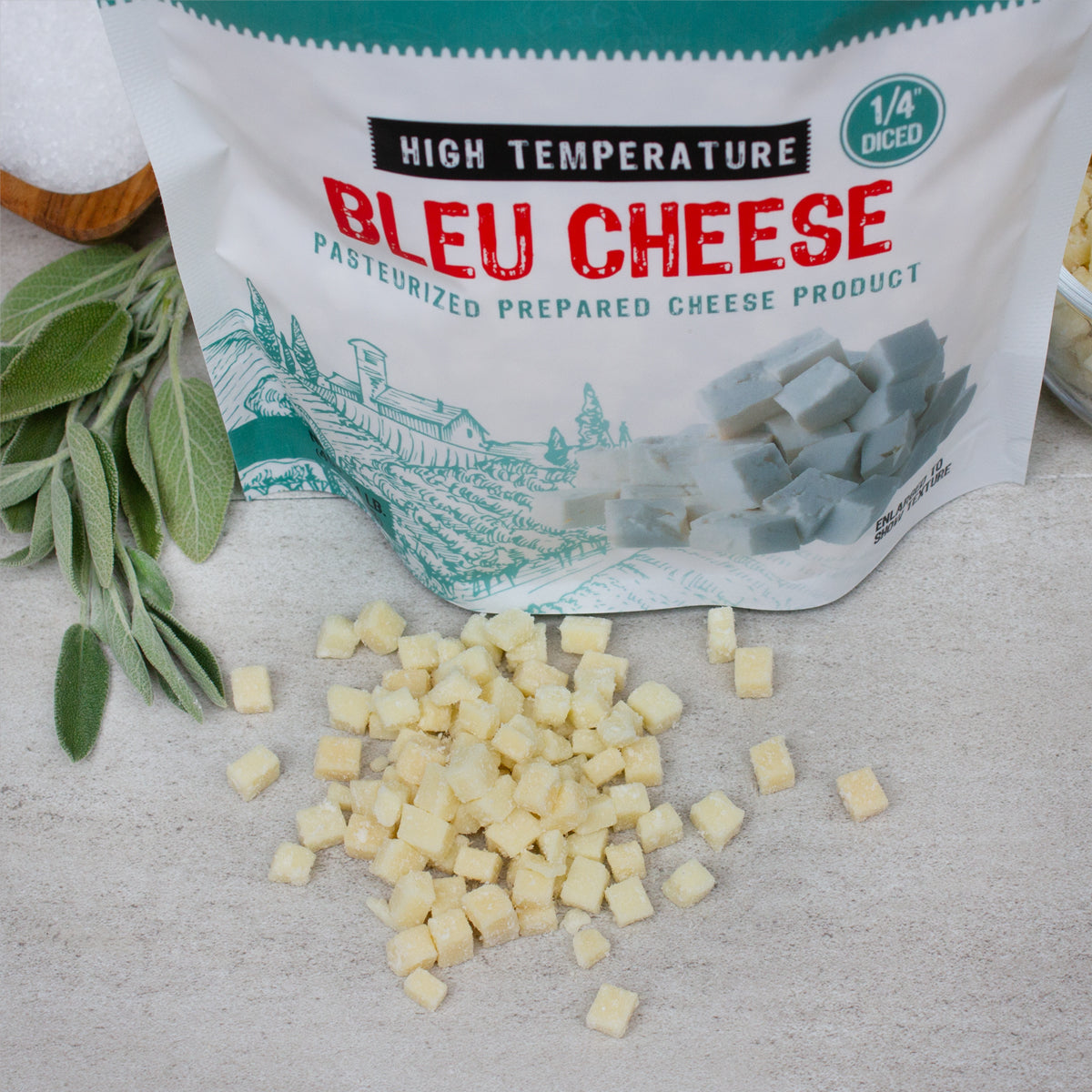 High Temp Bleu Cheese 1lb – The Sausage Maker