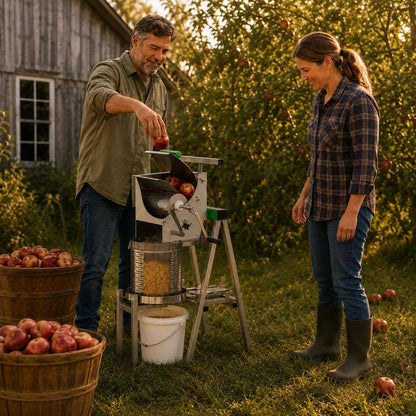 Harvest Fiesta Fruit 15L Press and Apple Crusher Combo