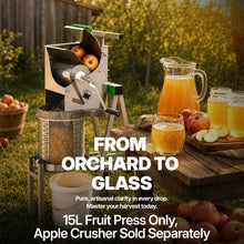 15L Stainless Steel Fruit and Wine Press