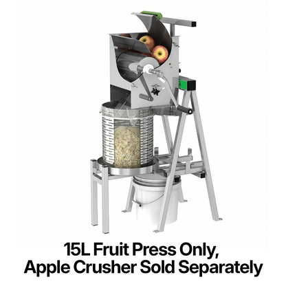 15L Stainless Steel Fruit and Wine Press