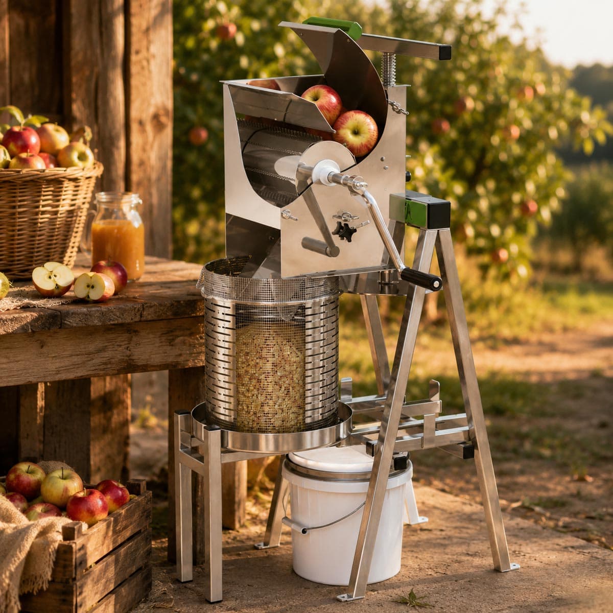Shop Harvest Fiesta Fruit 15L Press & Apple Crusher Combo | The