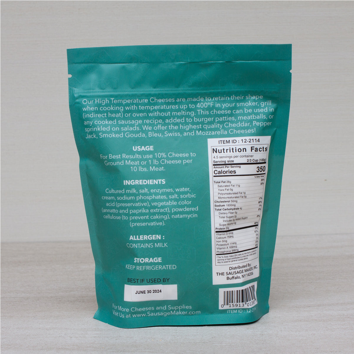 High_Temp_Mozzarella_Cheese_1_lb;High_Temp_Cheese_Instructions