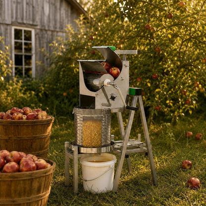 Harvest Fiesta Fruit 15L Press and Apple Crusher Combo