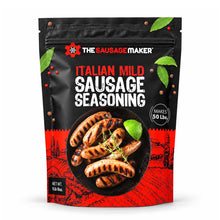 A 1 lb bag of The Sausage Maker Italian Mild Sausage Seasoning.