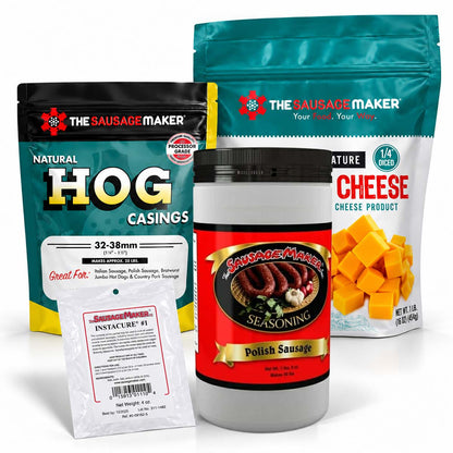 Smoked Cheddar Polish Sausage Kit